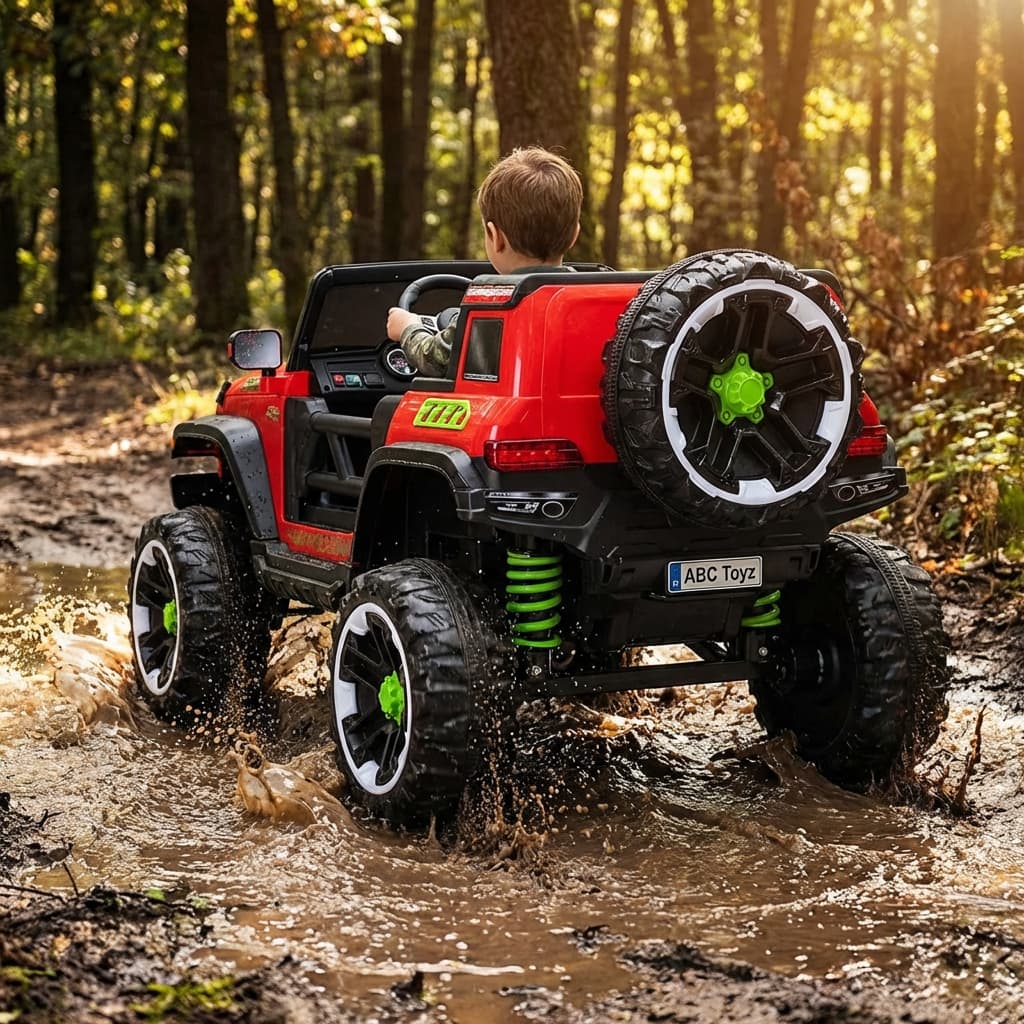 ABC Toyz EV1177 12V 4WD Mercedes Style Off-Road Jeep - View 6
