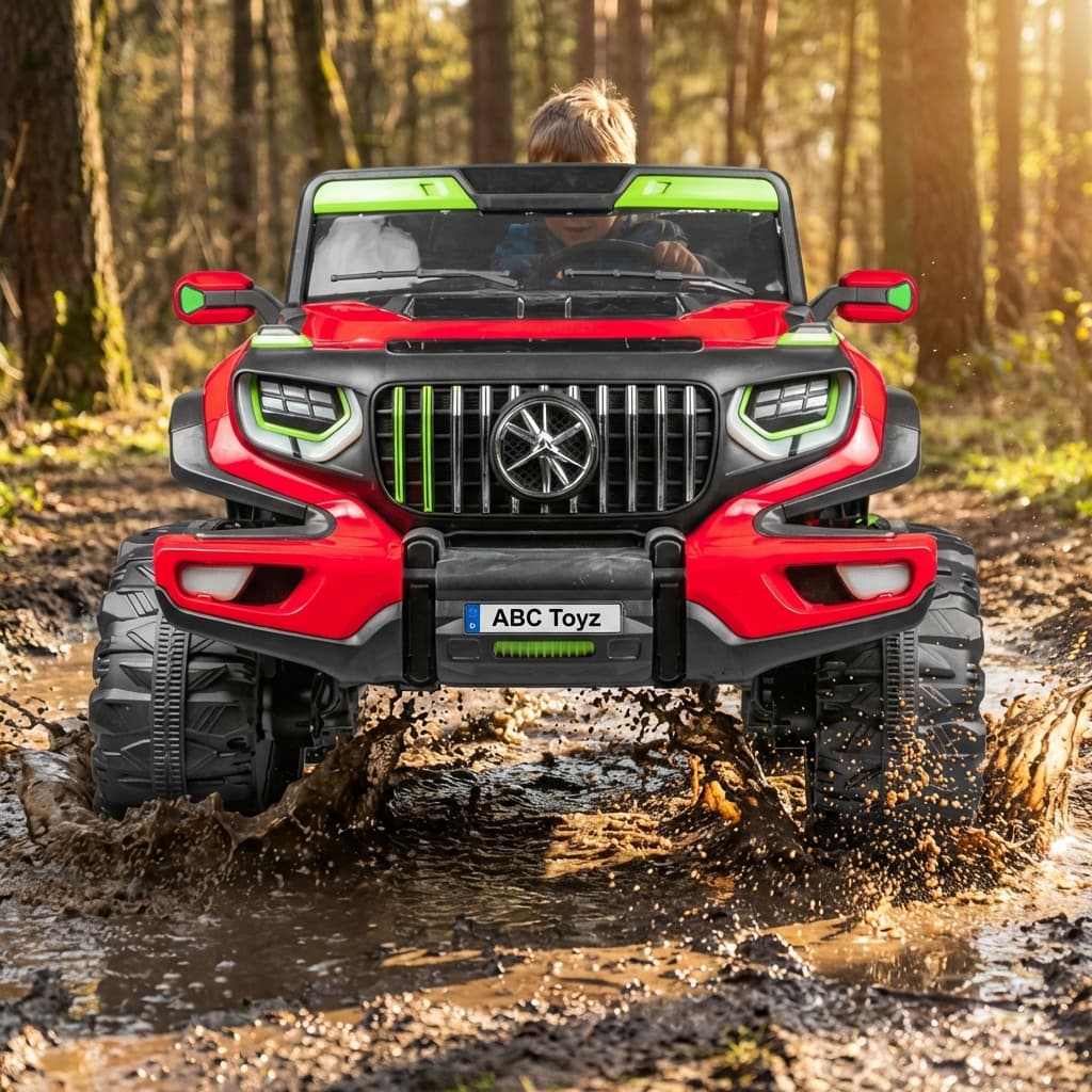 ABC Toyz EV1177 12V 4WD Mercedes Style Off-Road Jeep - View 8