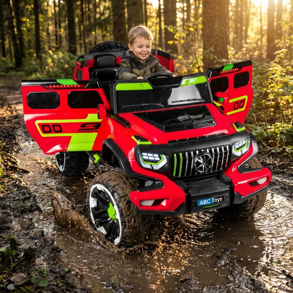 ABC Toyz EV1177 12V 4WD Mercedes Style Off-Road Jeep - View 10