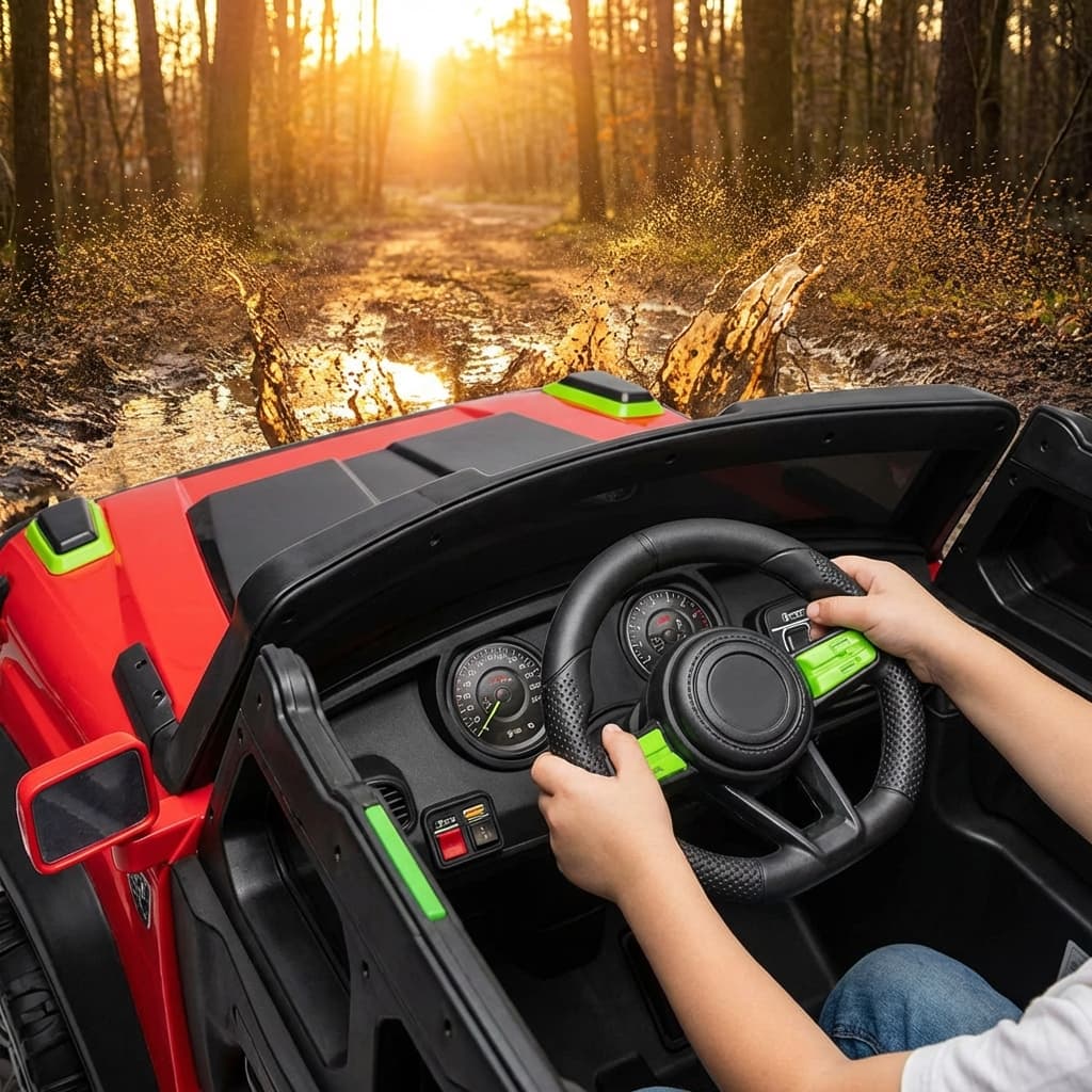 ABC Toyz EV1177 12V 4WD Mercedes Style Off-Road Jeep - View 14