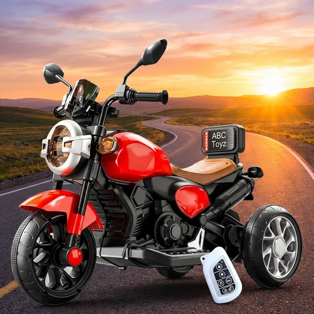 ABC Toyz Yamaha Style 6V Remote Control Trike - View 4