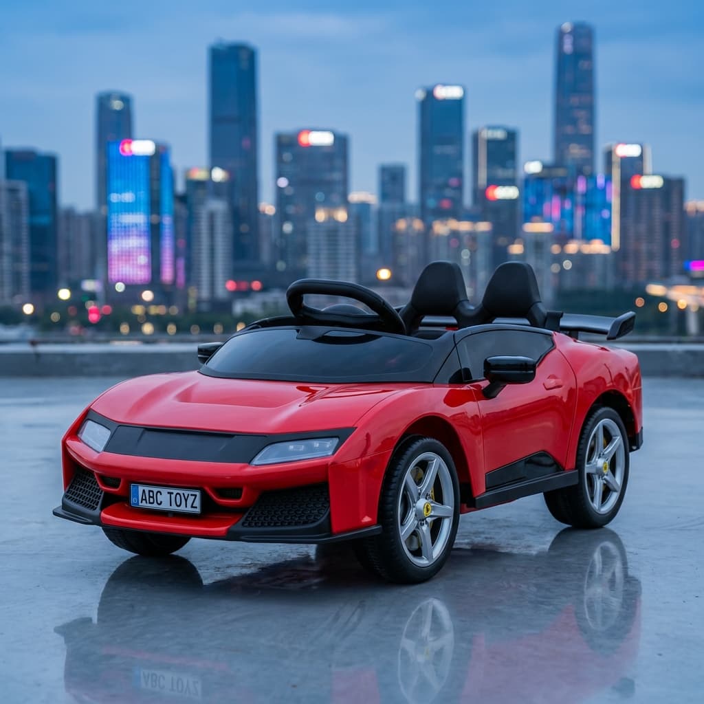 ABC Toyz Premium Ferrari-Inspired Ride-On Car