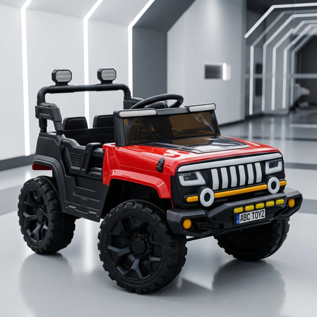 ABC Toyz Premium Mini Thar Electric Ride-On Jeep 12V - View 3