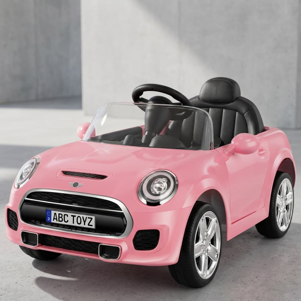 ABC Toyz Premium DLS06 MINI COOPER PINK Ride-On Car - View 4
