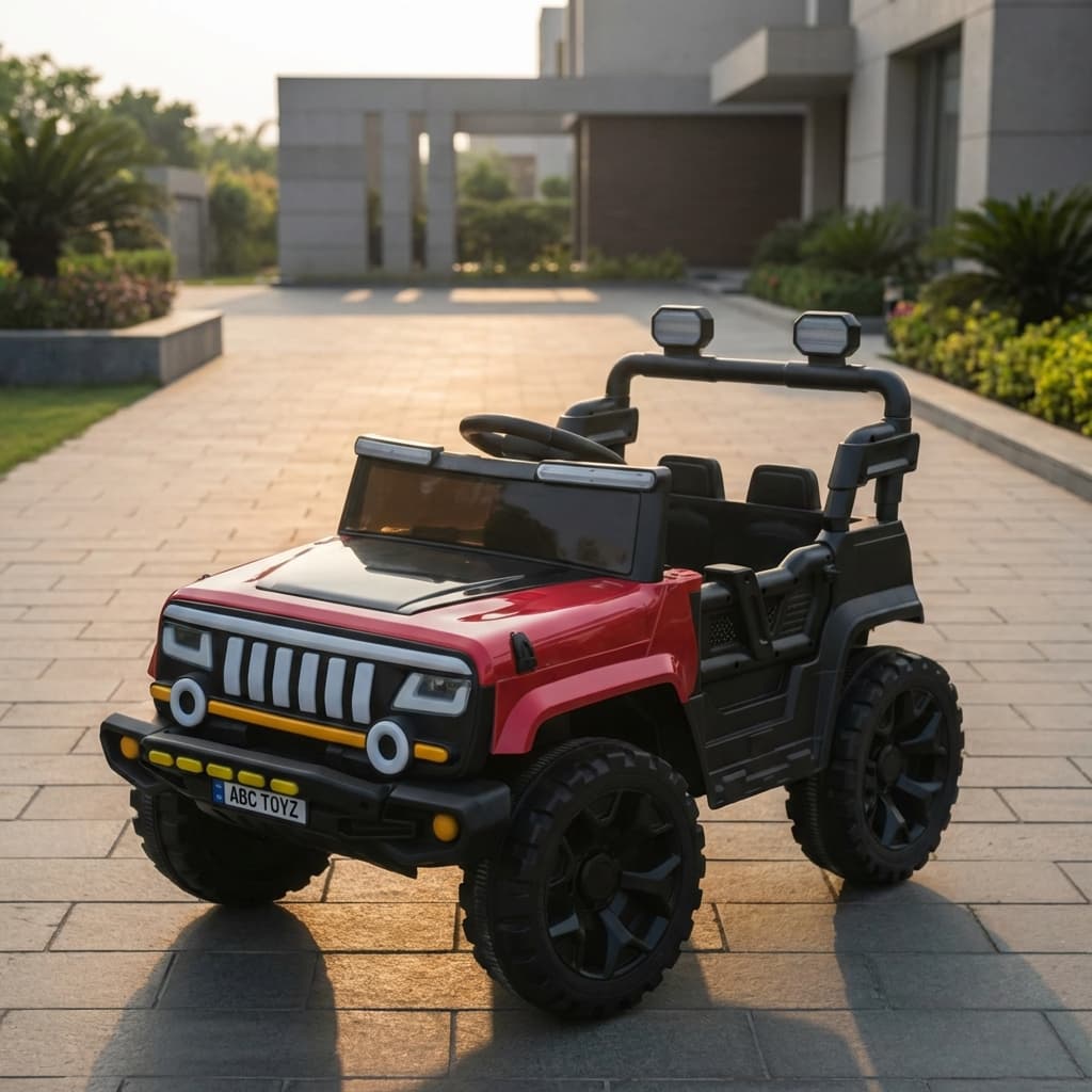 ABC Toyz Premium Mini Thar Electric Ride-On Jeep 12V - View 5