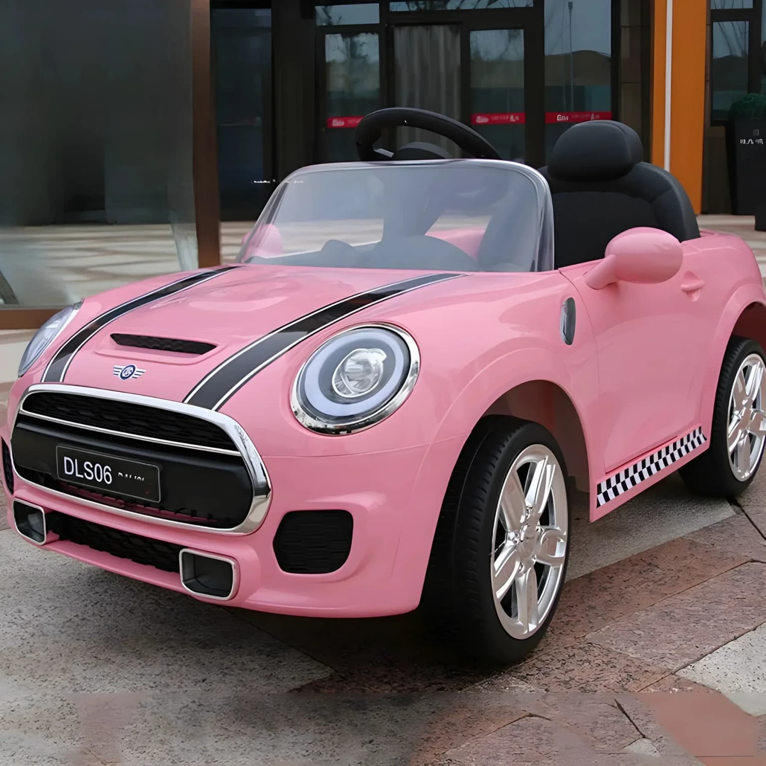 ABC Toyz Premium DLS06 MINI COOPER PINK Ride-On Car - View 1